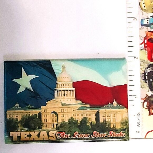 Texas Lone Star Capital Travel Fridge Magnet Souvenir - Picture 3 of 3